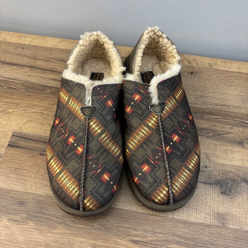 Pendleton Wool Shearling Couch Cruiser Slippers A… - image 5